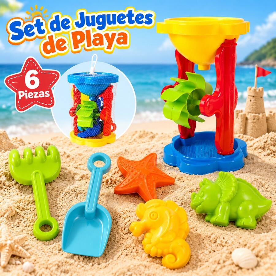 Kids Beach Toys - Multicolor - View 1