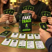 Fake Trace Hidden Identity Board Game Cards Multiplayer Party Deduction Game Suitable For Halloween, Christmas, Party Tabletop Games Casual Social Card Game - Multicolor - View 5