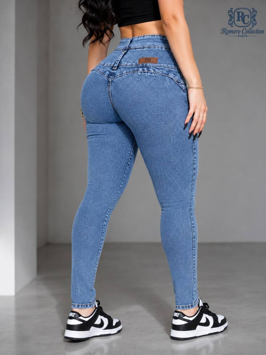 RC Romero Collection Women Jeans - Dusty Blue - View 1