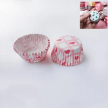 100pcs Random Color & Pattern Cupcake Liners, Oil-Proof Muffin Paper Baking Cups, Disposable Cake Wrappers For Home Baking Party Decor - View 16