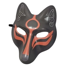1pc Halloween Carnival Masquerade Costume Leather Fox Mask - Multicolor - View 7