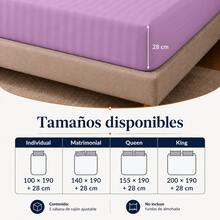 Beyoung Fitted Sheets - Purple - View 5
