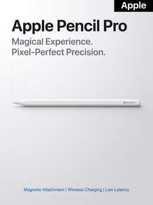 Apple Pencil Pro 磁吸觸控筆 像素級精準度 無線充電 適用於iPad Pro/Air/mini 繪畫書寫手寫筆 - 查看 3