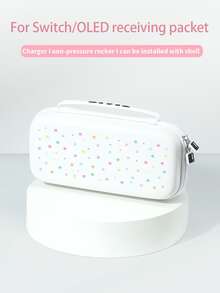 Lezhan, Cute Star Pattern Game Console Protective Case, Suitable Compatible With Switch 2nd Gen (2025), Compatible With Switch NS/Switch OLED, Suitable Compatible With Switch 2 Game Console Accessories, Storage Bag, Dock Shell, Romantic Gift Compatible With Switch Players - View 6