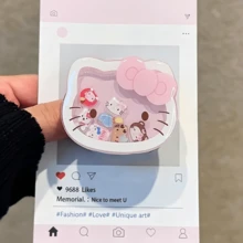 SANRIO 1個 Hello Kitty 手機支架，可愛卡通設計，背膠式，適合懶人看電影，兼容所有機型，內含動態可愛配件，創意小禮物，萬聖節熱門款 - 彩色 - 查看 9