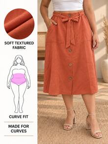 Plus Size Skirts - Shedron - View 5