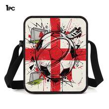 Graffiti Style Football 2D Print 3 Pieces Backpack Set Large Capacity Backpack With Crossbody Bag & Pencil Case Combination Side Elastic Mesh Pocket Water Bottle Holder Wide Breathable Adjustable Shoulder Strap Sports Fan Daily Commute Travel Leisure Storage Bag - Printed Bag - View 13