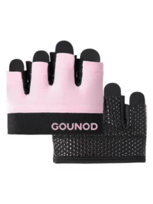 2pcs Unisex Half-Finger Fitness Gloves, Palm Grip Pad Design, Suitable For Yoga Practice, Fitness Equipment, Dumbbell Training, Breathable Lightweight Unique Style - Multicolor - View 2