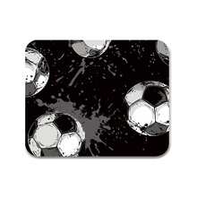 Black Background Football Pattern Gaming Mouse Pad, Non-Slip Rubber Desk Mat, Smooth Gliding Surface, Suitable For PC Laptop Office Home, Sports Abstract Art Decor, Back To School Supplies - A - View 17
