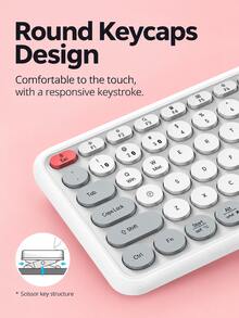 ASUS Keyboard Bluetooth nirkabel SR98 ramping, memiliki dua mode, dapat diisi ulang, dilengkapi dengan tombol bulat universal, dan desain 98 tombol, cocok untuk ponsel, tablet, komputer desktop, dan laptop. - View 2
