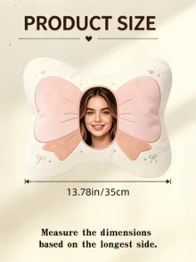 1pc DIY Customized Personalized Creative Pillow, Cushion, Gift For Girlfriend/Wife, Home Decor | Holiday Decoration | Wedding | Birthday Gift | Anniversary, Suitable For Halloween, Christmas, Thanksgiving, Valentine's Day - Multicolor - View 9