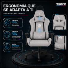 INSTIGO Home Office Chairs - Light Grey - View 6