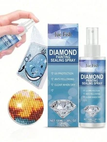 Diamond Painting Sealing Spray, Transparent Sealant To Protect Diamond Art From Dust, Fading And Diamond Loss, Glossy Finish To Restore Shine, Quick-Drying Water-Based Low Odor, Accessory Tool For Adult Beginners, Strong Adhesion, Gift Ideas - View 9