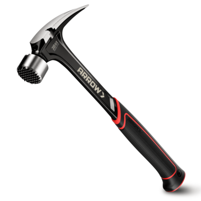 ARROW 20 Oz Straight Claw Hammer, Rip Claw Hammer