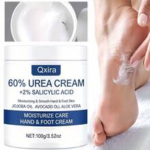 Qxira Krim Perawatan Tangan dan Kaki Urea, Melembapkan dan Menghidrasi, Cocok untuk Kulit Kering dan Kasar, Mengembalikan Kehalusan dan Kelembutan Kulit. Memberikan Kelembapan Instan pada Kulit Pecah-pecah, Diperkaya dengan Konsentrasi Urea Tinggi - 100g - View 6