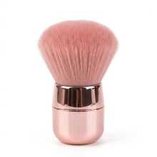 Multifunctional Pink Convenient Makeup Brush - Blush Brush - Large Powder Brush With Lid - Mushroom-Shaped Beauty Tool For Makeup Application - Pink - View 2