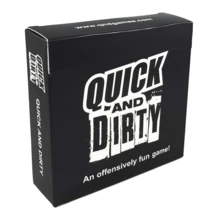 Quick And Dirty Party Card Game, Flirty Fun Pack Tabletop Game, Hilarious Adult Group Game, Ideal Gift For Christmas, Game Party, Entertaining Social Game For Friends Night & Holiday Gatherings - Multicolor - View 10