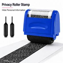 4pcs/10pcs Set Roller Stamp With Refillable Ink, Portable Anti-Loss Marker For Books And Bags, Anti-Theft Identification Marker, Home Office School Supplies, Back To School Gift - A - View 15