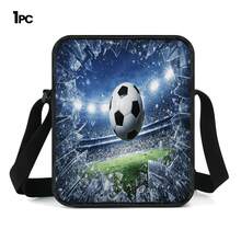 Shocking Football 2D Print 3 Pieces Backpack Set, Large Capacity Backpack With Crossbody Bag And Pencil Case, Side Elastic Mesh Pocket For Water Bottle, Wide Breathable Adjustable Shoulder Straps, Cool Visual Sports Style For Daily Commute, Travel And Leisure Storage - Printed Bag - View 12