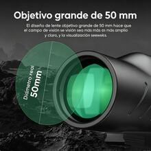APEXEL 10X50mm Monocular Telescope, FMC & BaK4 Prism Telescope With Reticle, HD For Hunting Bird Watching Camping Concerts, Tripod Supported, Anti-Slip, 306Ft/1000Yd Wide FOV - A - View 4