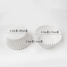 100pcs Random Color & Pattern Cupcake Liners, Oil-Proof Muffin Paper Baking Cups, Disposable Cake Wrappers For Home Baking Party Decor - View 10