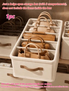 Space-Saving Wardrobe Storage Box, Can Store Dresses, Pants, Underwear, Accessories, Stationery, Documents & Miscellaneous Items - Multicolor - View 14