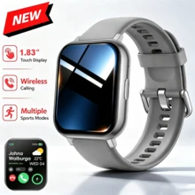 QAGSFLC Jam Tangan Pintar Olahraga Unisex Fashion Terbaru dan Mewah, Notifikasi Panggilan dan Pesan Nirkabel, Pedometer, Kalori, Pelacak Jarak, Berbagai Mode Olahraga, Kontrol Musik, Kamera Jarak Jauh, Pengingat Alarm, Bodi Logam Premium, Pengisian Daya USB, Jam Tangan Bisnis Kasual Multifungsi, Hadiah Liburan yang Sempurna - MultiWarna - View 6