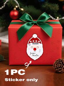 Personalized Christmas Gift Tag Stickers, Custom Name To/From Labels, Santa Claus Xmas Stickers For Gift Wrapping, Self-Adhesive Holiday Present Tags For Gift Boxes, Bags, Envelopes, Party Favors & Christmas Gifts - Multicolor - View 19
