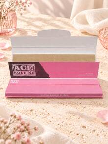 1 Set (32pcs) Pink Rolling Papers With Filter Tips, Extra Large 32 Rolling Papers + 32 Filter Tips, Thin Pink Rolling Papers, Portable Smoking Accessories, Essential Rolling Papers - Multicolor 2 - View 4