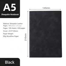 Premium A5 Notebook With PU Leather Cover, Soft And Delicate Texture, High-End Feel, Equipped With Practical Bookmark Ribbon For Quick Marking Of Reading And Writing Positions, Smooth Writing Without Ink Bleeding. Suitable For Business Meeting Notes, College Student Classroom Notes, Daily Journaling, Love Diary, Minimalist Black Versatile And Durable, Wear-Resistant Leather Surface For Long-Term Use Without Easy Wear, Balancing Quality And Practicality, A Quality Choice For Office, Study, And Life Recording, Halloween Gift, Christmas Gift, Birthday Gift, Back To School Gift, Best Friend Gift. - A5 - View 22