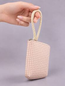 XD Fashion Women's Small Wallet 12/6/3/1pc, Color-Block Plaid Design, Suitable For Work, School Activities, Card Holder, Business Card Protector, Bus Card, Bank Card, ID Card, Coin, Washable, Mini Wallet, Fashion Enthusiasts - Multicolor - View 3
