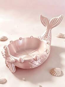 1pc Mermaid Starfish Jewelry Storage Tray, Ring Earring Necklace Decorative Dish - Multicolor - View 3