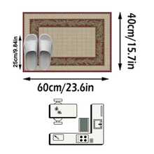 1PC Red Pine Branch & Pine Cone Plaid Area Rug, Faux Cashmere Material Rectangular Christmas Holiday Pattern, Machine Washable Suitable For Living Room Bedroom Daily Home Decor, Aesthetic Home Decoration - Multicolor - View 17