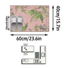 1 Buah Karpet Area Geometris Bunga Tanaman Tropis Warna Pink & Hijau, Bahan Kasmir Imitasi, Bentuk Persegi Panjang, Pola Gaya Pastoral Segar, Dapat Dicuci dengan Mesin, Cocok untuk Ruang Tamu, Kamar Tidur, Dekorasi Rumah Sehari-hari, Dekorasi Rumah Estetis - MultiWarna - View 16