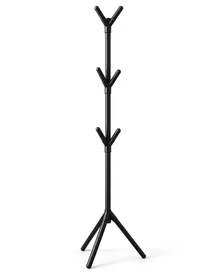 Perchero minimalista de pie con diseño de árbol | Almacenamiento estable con 6 ganchos | Sin taladros, ideal para espacios pequeños - Ver 5