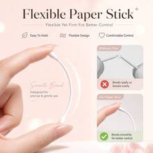MONKIDS 3 Packs*100PCS Disposable Ear And Nose Cleaning Swabs Set, Individually Wrapped, Disposable Ear Canal Cleaning Swabs, Portable Home Use Cotton Swabs, Earwax Removal Tool, Suitable For Makeup And Ear Cleaning, Ideal For Daily Personal Care And Home Use. - View 7