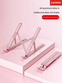 Lenovo Dudukan Laptop Paduan Aluminium, Dapat Dilipat, Portabel, Tinggi Dapat Diatur, Penyesuaian Multi-Level, Desain Terbuka untuk Pembuangan Panas Tanpa Menghalangi Aliran Udara, Daya Dukung Beban Kuat dan Stabil, Cocok untuk Semua Ukuran Laptop ZJA3 - View 1