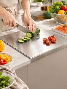 1pc New Kitchen Cutting Board/Easy To Clean And Store/Suitable For Kitchens, Restaurants, Catering Services, Home Use - View 3