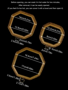 Vintage Octagonal Wood Grain Embroidery Hoop, 3 Sizes Available, Can Hang Asymmetrical Cross Stitch Frame, Wall Decor Embroidery Frame, Christmas Thanksgiving Handmade Gift Making Frame - Antique Octagonal Embroidery Hoop - View 11