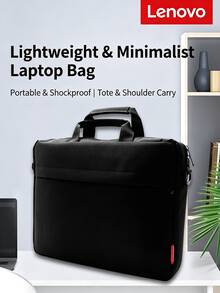 Lenovo Original Laptop Bag B15Pro Handheld Crossbody Shoulder Bag Business Slim Unisex Sleeve Case Black Compatible With Laptops Up To 16 Inches - View 1