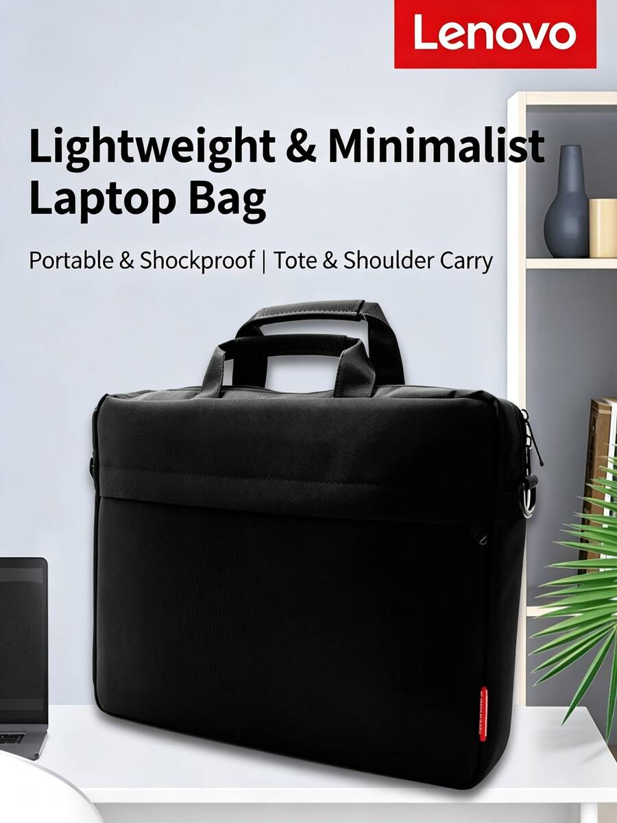 Lenovo Original Laptop Bag B15Pro Handheld Crossbody Shoulder Bag Business Slim Unisex Sleeve Case Black Compatible With Laptops Up To 16 Inches - View 1