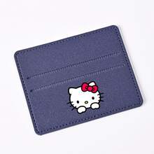 1pc Cute Sanrio Hello Kitty Card Holder, Women Fashion Mini PU Leather Card Wallet, Portable Slim Credit ID Card Case - Multicolor - View 13