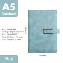 Premium A5 Notebook With PU Leather Cover, Soft And Delicate Texture, High-End Feel, Equipped With Practical Bookmark Ribbon For Quick Marking Of Reading And Writing Positions, Smooth Writing Without Ink Bleeding. Suitable For Business Meeting Notes, College Student Classroom Notes, Daily Journaling, Love Diary, Minimalist Black Versatile And Durable, Wear-Resistant Leather Surface For Long-Term Use Without Easy Wear, Balancing Quality And Practicality, A Quality Choice For Office, Study, And Life Recording, Halloween Gift, Christmas Gift, Birthday Gift, Back To School Gift, Best Friend Gift. - A5 - View 18
