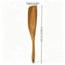 Kitchen Spatula Set, Premium Solid Wood, Finely Polished, Scraper, Spatula, Sifter Spatula, Rice Spoon, Professional Baking Essential, Suitable For Spreading Cake Frosting, Smoothing Fondant, Mixing Batter, Scraping Dough And Folding Ingredients, Comfortable Grip, Easy To Clean, Multi-Purpose Baking Tool, Suitable For Home Baking, Kitchen Tool - View 10