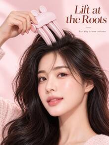 Rechargeable High Crown Hair Clip Volumizer, High Crown Comb For Fuller Look, High Crown Styling Clip, Cute Cat Rechargeable High Crown Volumizing Clip, Long-Lasting Hold Hair Clip For Bangs And High Crown - Multicolor - View 2