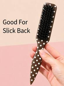4/1pc Set Unisex Plastic Hair Comb/Beard Brush, Fragrance-Free Smooth Back Comb, Styling Comb, Frizz-Smoothing Brush, Hair Cutting Cleaning Brush, Edge Control Comb With Wide Tail Detangling Comb, Convenient For Parting, Styling, Polishing And Smoothing Hair, Creating A Smooth Frizz-Free Hairstyle, Suitable For Men And Women, Recommended As A Christmas Gift - Multicolor - View 5
