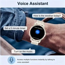 Smartwatch Baru 2026 (Dapat Menjawab/Melakukan Panggilan), Layar Bulat 1,5 Inci, Pelacak Kebugaran, Berbagai Mode Olahraga, Penghitung Langkah dan Kalori, Alarm, Kalender, Lampu LED, dan Fitur Lainnya, Kompatibel dengan Android dan iOS. - View 4