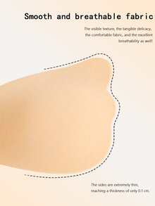 2pcs/1pc Women's Invisible Self-Adhesive Bra, Adjustable Drawstring, Backless Bra, Suitable For Women's Breast Pads, Thickened Breast Pads, Spaghetti Strap Dresses And Wedding Dresses. - Multi-color - View 6