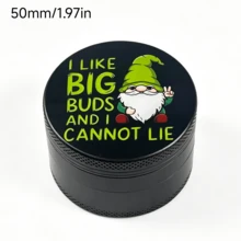 New Cartoon Style Grinder - Compact Travel Grinding Device, Suitable For Women And Men As Birthday/Valentine's Day Gifts, Travel Accessory, Fun Aesthetic Style, Durable Construction, Great Gift Choice - Black - View 6