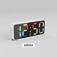 Mini Ultra-Clear Screen Digital Alarm Clock, Simple & Stylish, 2 Alarm Settings, Adjustable Brightness, Suitable For Home Decor, Bedroom, Living Room, Office And Student Dorm - 2024 - View 11